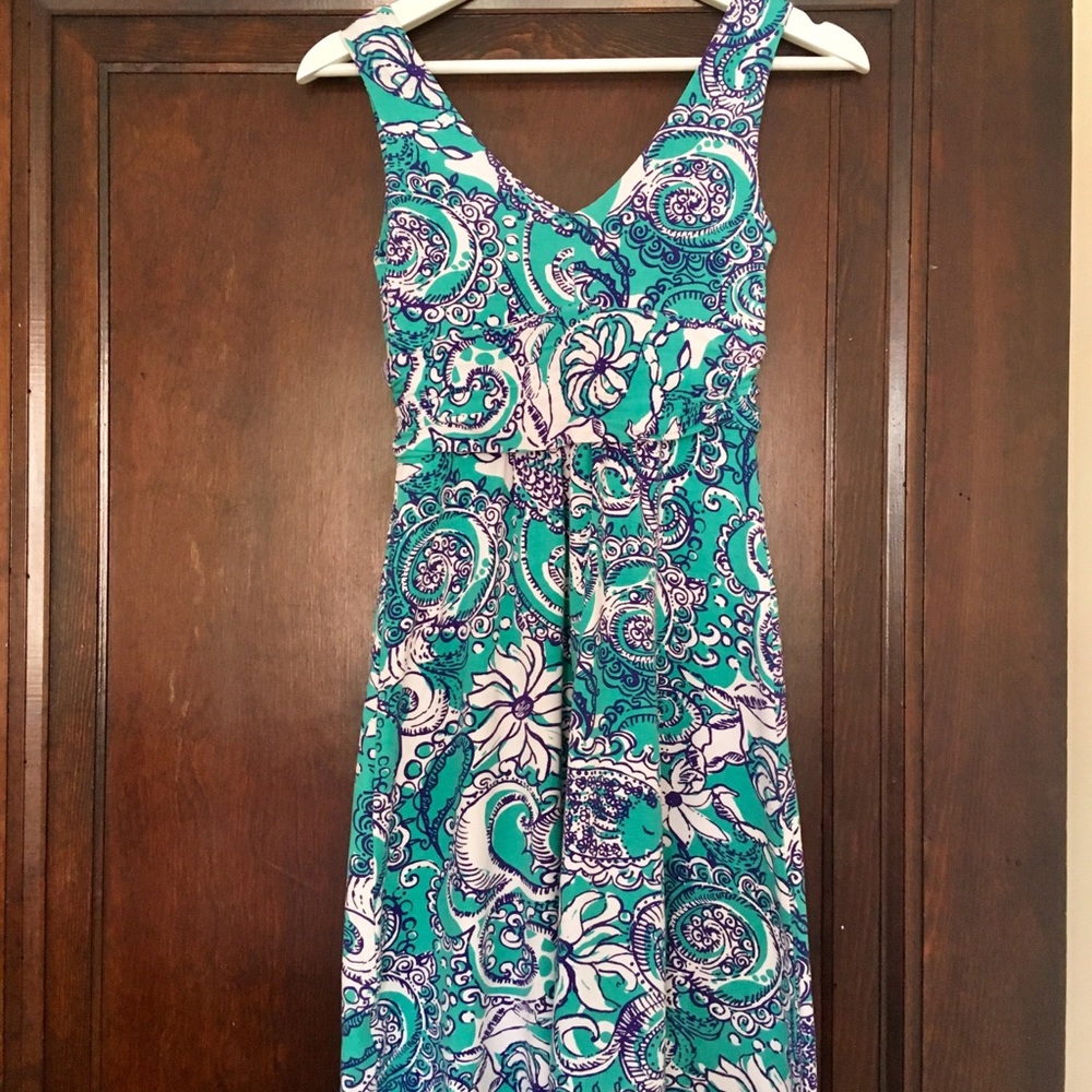 Lilly Pulitzer Dress in Montauk Seafoam Green